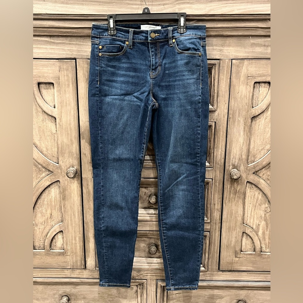 LIVERPOOL LOS ANGELES Classic Blue Denim Jeans
